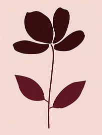 Douce floraison dans les tons ocres sur Mosaic Dialogue