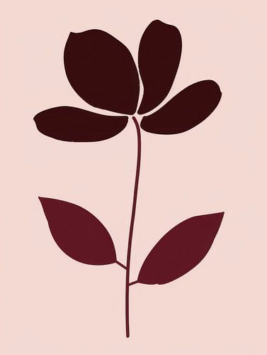 Sanfte Blüte in Erdtönen von Mosaic Dialogue