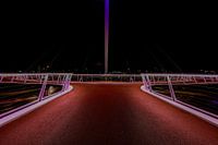 Pont suspendu en couleur