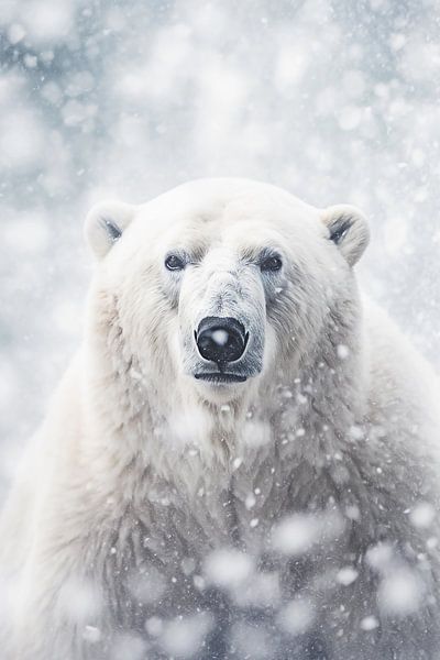 White polar bear by haroulita