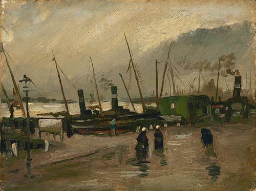 Vincent van Gogh, De Ruijterkade te Amsterdam