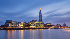 Skyline von London mit dem Shard, Großbritannien