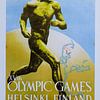 Das offizielle Plakat für die Olympischen Spiele 1952 in Helsinki von Patricia Hofmeester