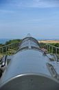 Le canon Krupp K5 à la batterie Todt sur le canal au Cap Gris-Nez par Mike Maes Aperçu