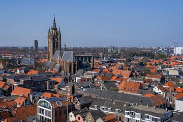 Ancienne église vue de la tour de la nouvelle église sur Foto Amsterdam/ Peter Bartelings