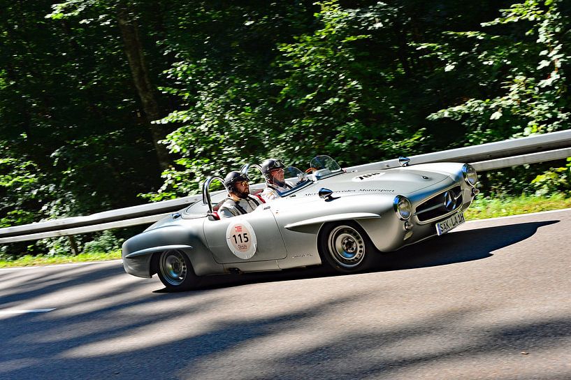 Mercedes 190 SLR Départ 115 Eggberg Klassik 2025 par Ingo Laue