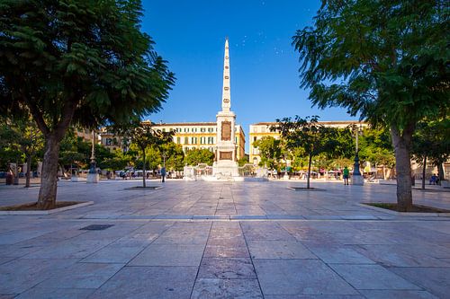 Plaza de la Merced Malaga, Spanien