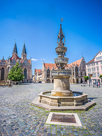 Braunschweig – The Marienbrunnen fountain on the Altstadtmarkt by Thomas Bugdoll