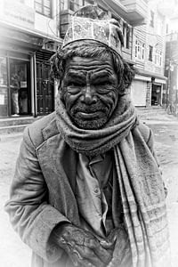 straatportret oude man von rene schuiling