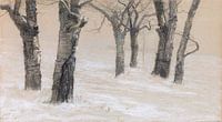 Kahle Bäume im Winter, Emilie Mediz-Pelikan, 1897 von Atelier Liesjes Miniaturansicht