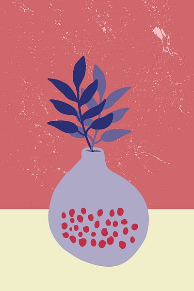 Vase mit Blumen von zippora wiese
