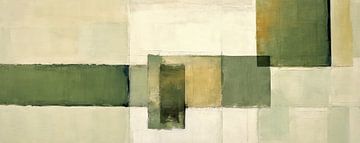 Abstract groen van ARTEO Schilderijen