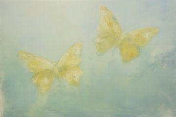 Verträumte gelbe Schmetterlinge von Whale & Sons