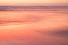 Orange sunset at sea by Barbara Brolsma