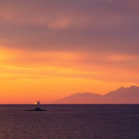 Ionischer Sonnenuntergang, Albanien von Adelheid Smitt