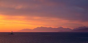 Ionischer Sonnenuntergang, Albanien