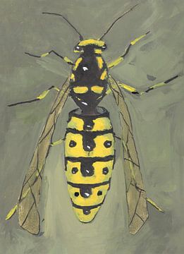 A wasp by Rob Eikenaar
