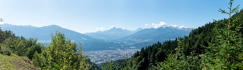 Blick über Innsbruck
