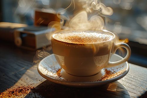 kop koffie of cappuccino