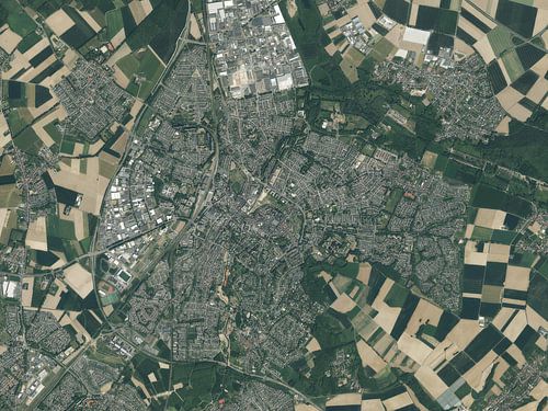 Luchtfoto van Sittard