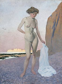 Félix Vallotton - Op het strand, 1905 van Peter Balan