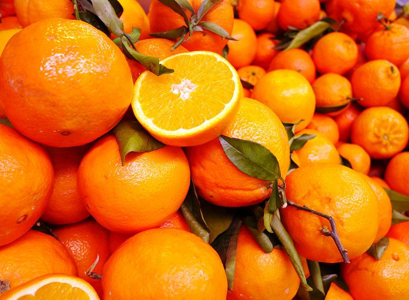 Oranje sinaasappels fruit van Carina Meijer ÇaVa Fotografie
