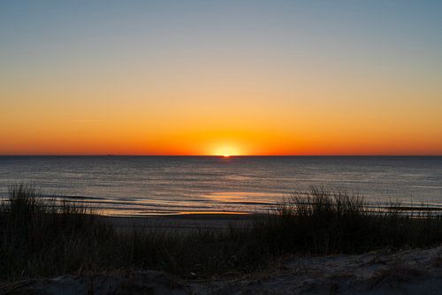 Zonsondergang Texel aan Zee