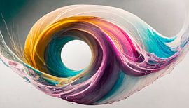 Golven met kleuren