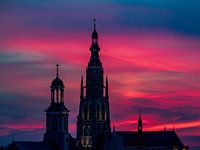 Breda Sunset Grote Kerk