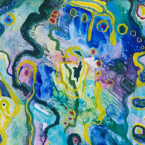 Joy like a Blue River – vierkant formaat