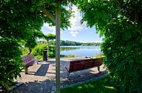The seat by the water