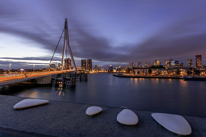 Erasmusbrug - Extreme Lucht van Fotografie Ploeg