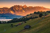 Lever de soleil à Heiligenschwendi dans l'Oberland bernois par Henk Meijer Photography Aperçu