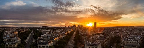 Zonsondergang panorama La Défense