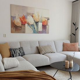 Kundenfoto: Tulpen von Wunderbare Kunst, auf leinwand