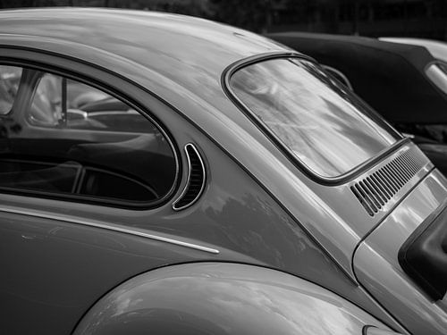 Achterkant en lijnen Volkswagen Kever