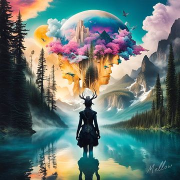 Whimsical mirage van Mellow Art