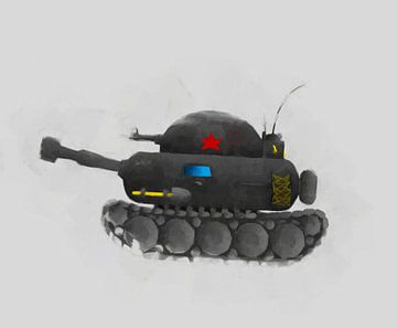 Toy tank sketch sur Richard Laschon