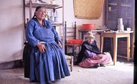 Mother and Daughter at home serene and total peace
