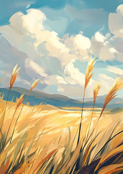 Meadow landscape by Poster Art Shop
