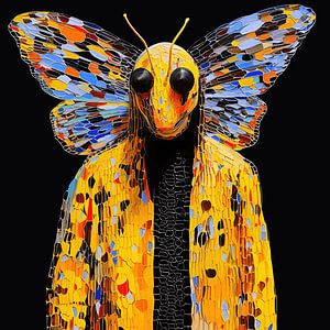 Bunter Mosaik-Schmetterling