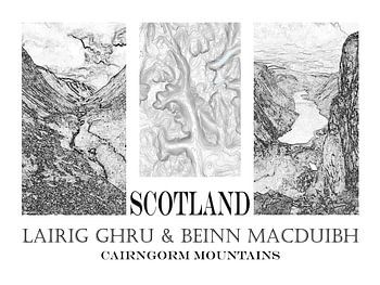 Lairig Ghru en Ben Macdui drieluik