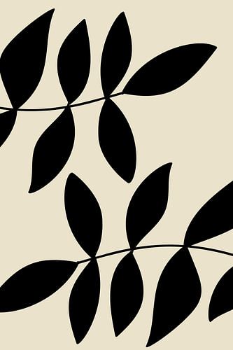 Basic Botanical Black Leaves nr. 4