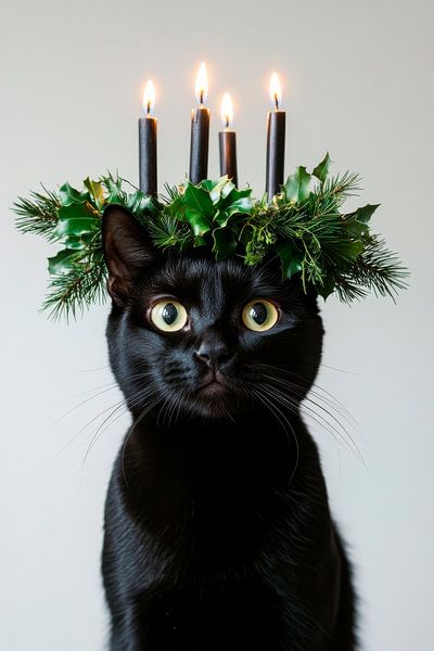 Katzenschmuck Weihnachten von Poster Art Shop