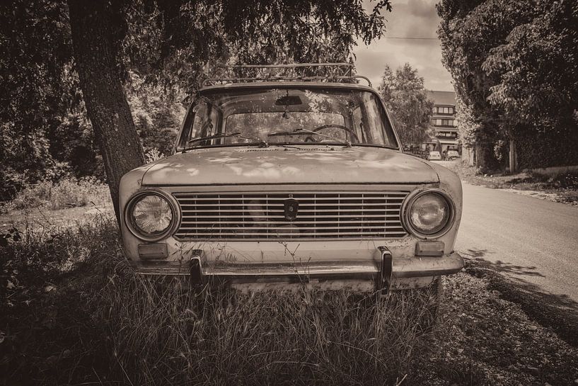 Old Zastava in macedonia by Rene van Heerdt