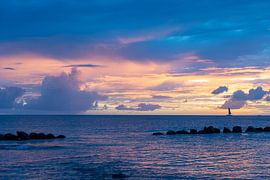 sunset at Hole in the Wall