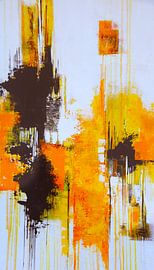 Abstract No.30 Sun Yellow by Claudia Neubauer