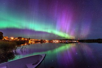 Aurora over Loftahammar van Marc Hollenberg