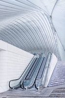 Architecture Liège-Guillemins, Liège station, designed by Calatrava.