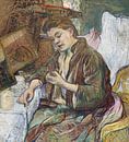 Toilette Fräulein Favre, Henri de Toulouse-Lautrec - 1891 von Het Archief Miniaturansicht